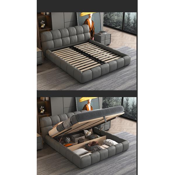 Итальянская мастерская современная двуспальная кровать 1.8*2m ткани мебели спальни