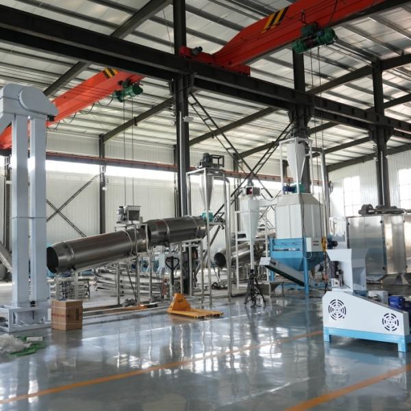 Floating Fish Feed Pellet Extruder 120 - 1200kg/H Electricity Heating