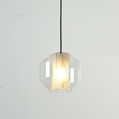 JYLINGHTING Modern Minimalist Glass Pendant Lights Oval Alabaster Texture for Cafe Clothing Store Bedroom Available Middle Modern Pendant Light