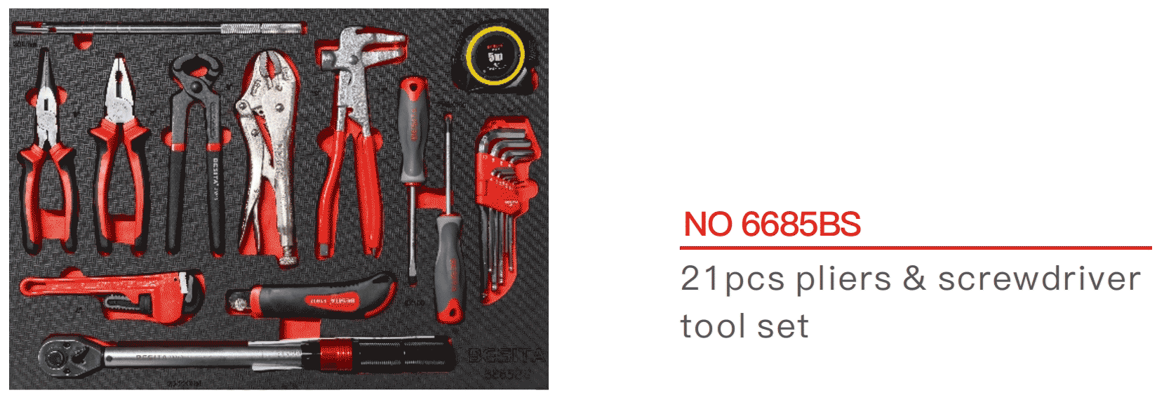 66 Piece Tire Maintenance Tool Solution Electric Car Repair Tool Set OEM