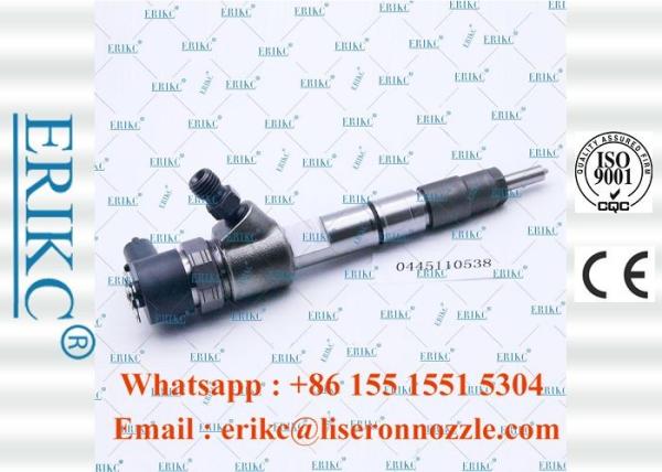 ERIKC 0445110538 Automobile pump Parts injector 0 445 110 538 Bosch vehicle fuel injection 0445 110 538