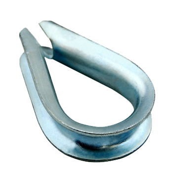 Hot Dip Galvanized G-411 Thimble For Standard Custom Stainless Steel Wire Rope