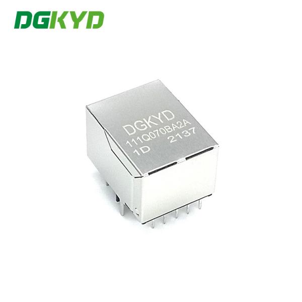 DGKYD111Q070BA2A1D Gigabit Ethernet Rj45 Transformer 10PIN With Light And Shielding DIP
