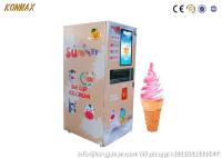 Flexibilidad suave de la máquina expendedora del helado del servicio del uno mismo de la pantalla del ANUNCIO alta