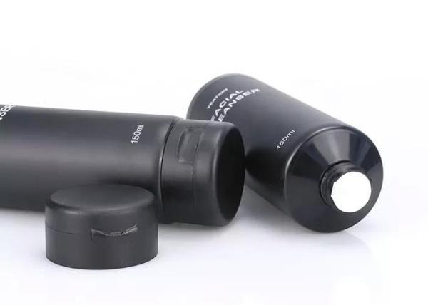 Customized Matte Black Cosmetic Tube 150ML PCR Sugarcane Cosmetic Tubes