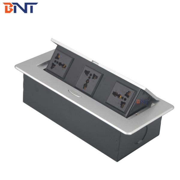multiple function universal electrical plug socket for meeting table
