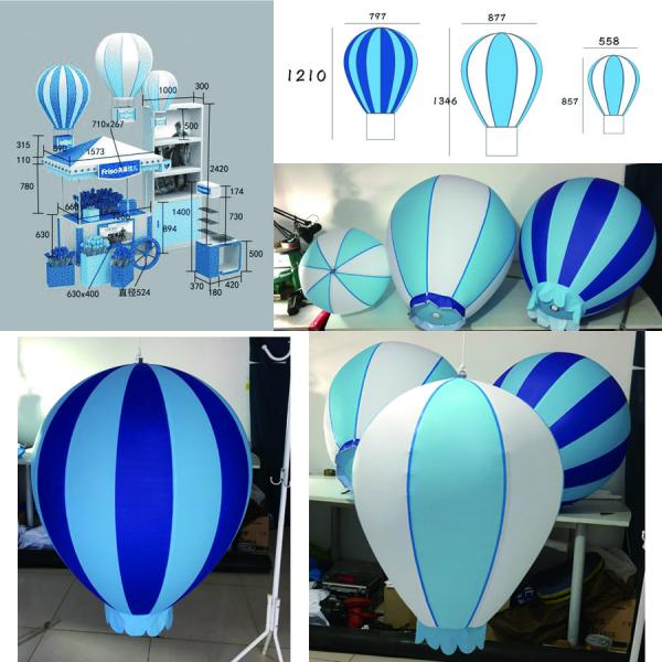Customized Giant drop shape Inflatable Balloon Advertising Inflating Lighting PVC Helium Balloon