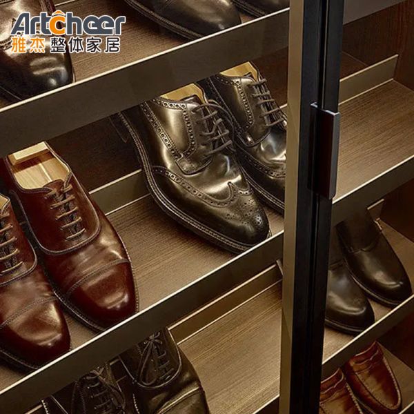 Modern Design Adjustable Height Shoes Cabinet with Customized Size for Home and Office