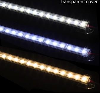 Luz de tira de alumínio Rgb impermeável do diodo emissor de luz do perfil SMD RGB 2835 fácil instalar