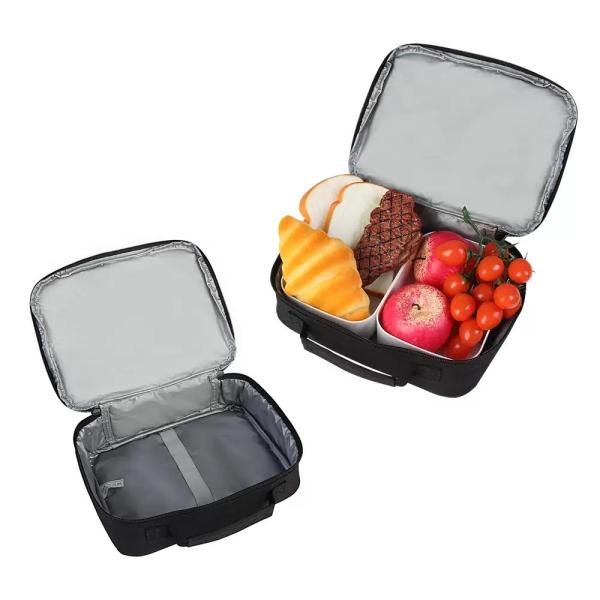 Blank Portable Thermal Sublimation Blank Lunch Bags For Camping School Travel Sport Custom Sublimation Picnic Bag