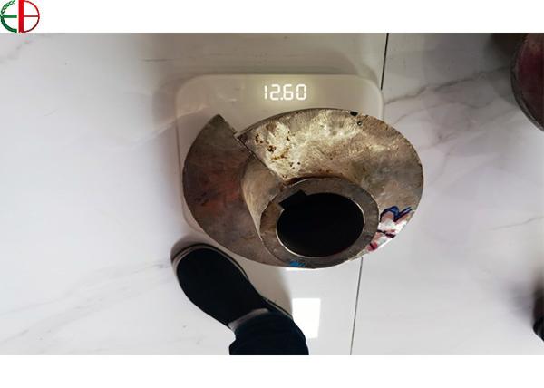EB Customized 2Cr13 Helical Blade Spare Parts Impeller Wear Plate Shaft Rotating Assembly