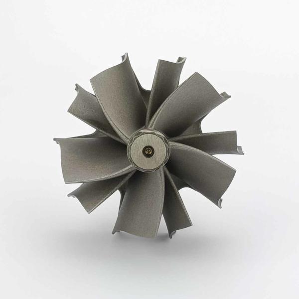 MS-TECH Turbo GTP38R Mise à niveau Arbre de roue de la turbine Ind 76,2 mm Exd 67,7 mm Lames 5+5