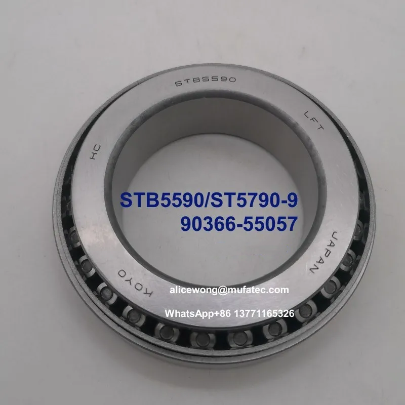 STB5590/ST5790-9 90366-55057 Toyota Transmission Bearings 55X90X23.5mm Inch Taper Roller Bearings