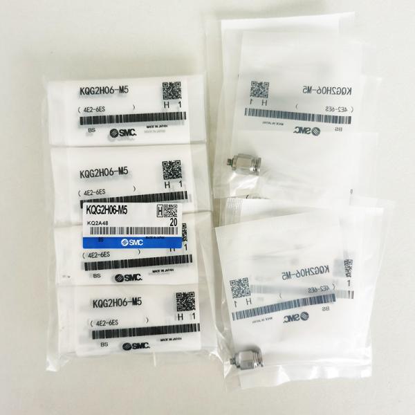KQG2H06-M5 Connecteur mâle poussé pour connecter des raccords avec étancheur de fil, SS316