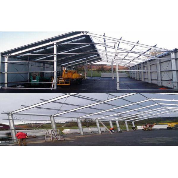 Склада металла большой пяди Q335 гальванизированное погружение Prefab горячее