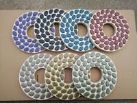 roues de polissage de diamant de feutre de laine de 230mm pour les planchers en béton, paquet de carton