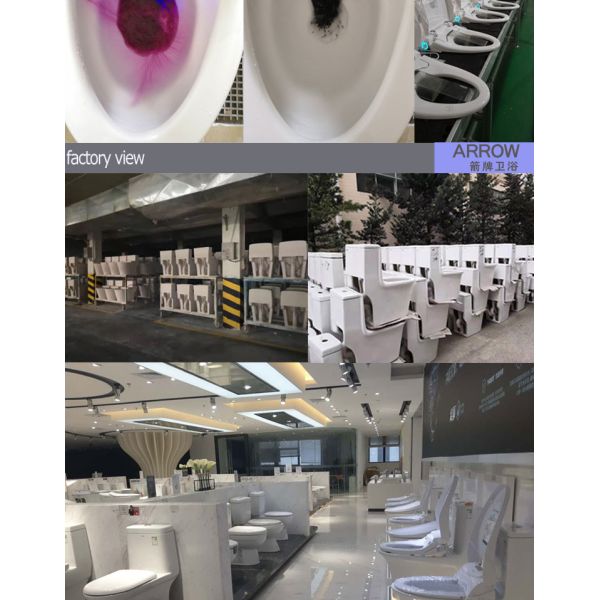 ARROW Brand Smart Toilet with Siphon Jet Flushing Remote Control and Self-cleaning Glaze for Modern Bathrooms