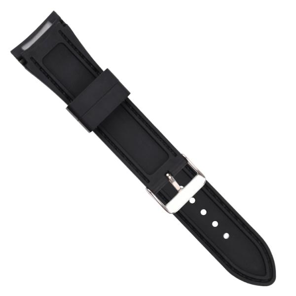 Толстые ремешки для часов силиконовой резины, стиль людей изогнули ремешки