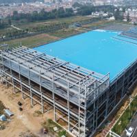 Hot Dip Galvanized Steel Structure Workshop for Feed Factory