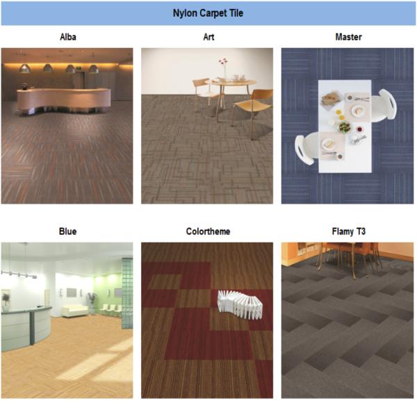 New style plain design nylon hexagon shape honeycomb carpet tile