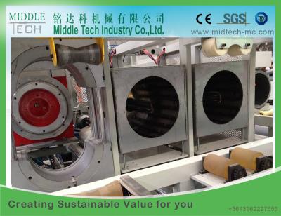 Rectangle Mould Plastic Pipe Belling Machine For PVC Pipe SGK 160 Model Single Oven
