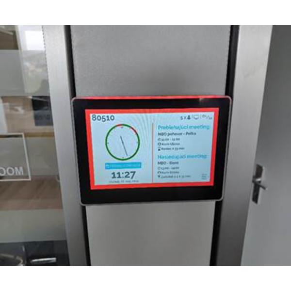 Glass Wall Mount Panel 7 Inch Touch Screen Industrial Android Tablet Custom POE Ethernet Power