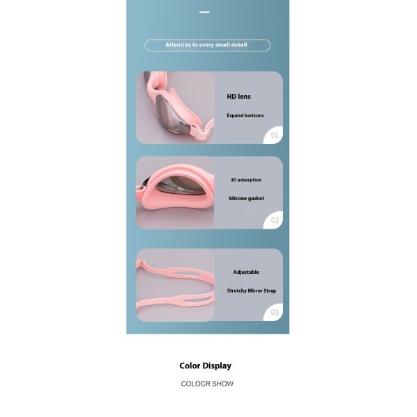 Kids' Professional Swimming Goggles - HD, Anti-Fog & Waterproof