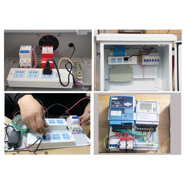 Galvanized Steel Electrical Enclosure Cctv Power Supply Distribution Box White Coating