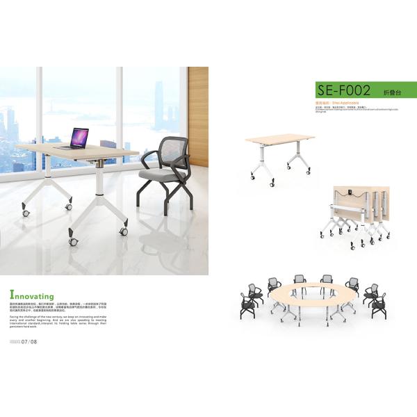 luxury foldable movable office conference nesting table with aluminium frame
