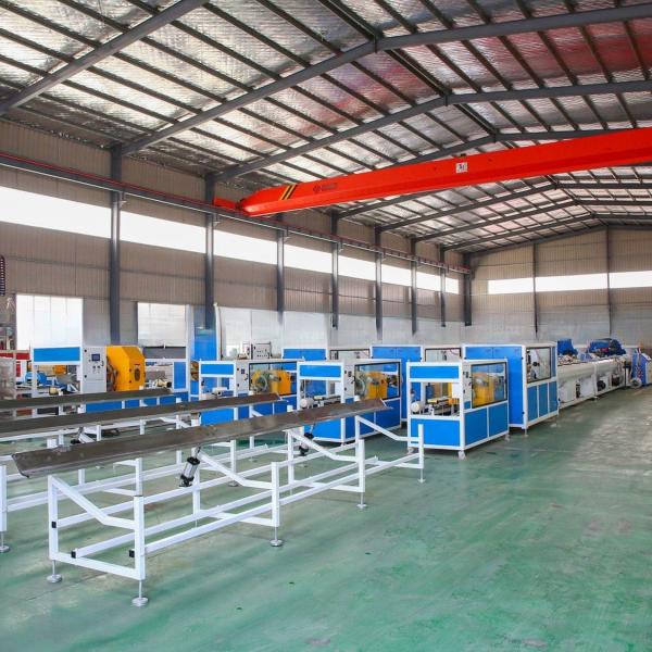 Máquina de extrusão de tubos de abastecimento de água de HDPE/PVC para equipamento de produção de tubos de 90-315 mm
