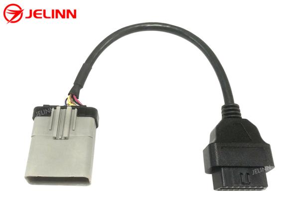 14 Pin RP1226 Male to OBD2 J1962 Female Cable for 2019 and Newer Heavy Trucks in North America