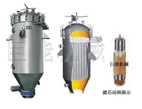 ZX stainless steel self-cleaning candle filter clarifying separation equipment