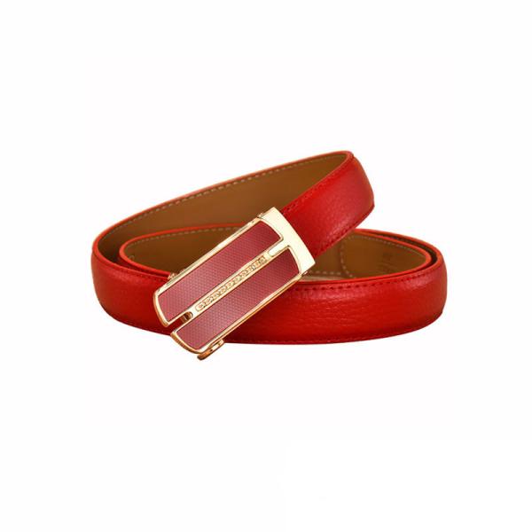 Пояс автоматических женщин тощий кожаный одевает 2.3cm Famale Decoractive