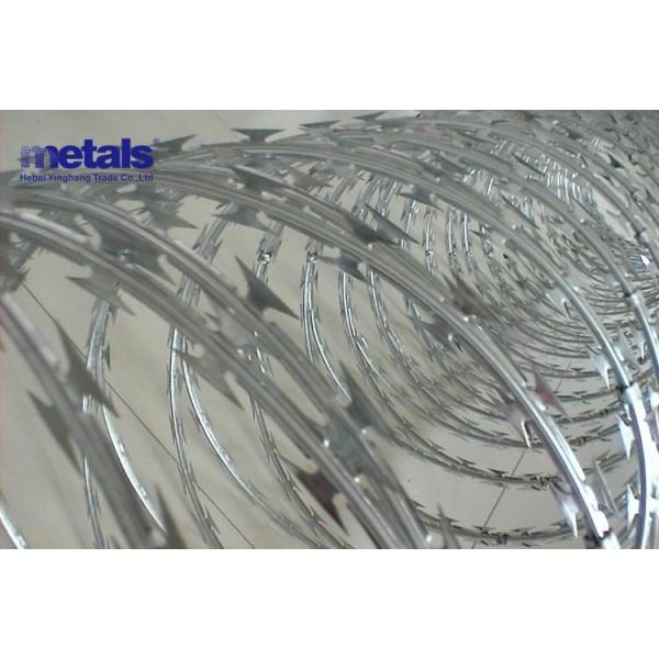 2.5мм тяжелое бритво Concertina Колючая проволока 10м