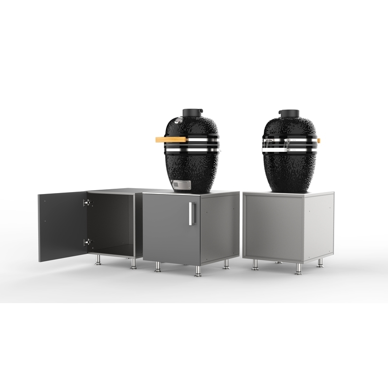 18-Inch Kamado Grill Cabinet for Modular Outdoor Kitchens