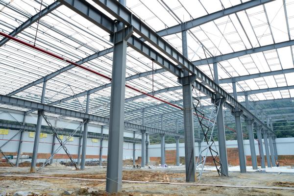 Construção de aço pré-fabricada do parafuso de grande resistência que constrói para Garagem-para o hangar