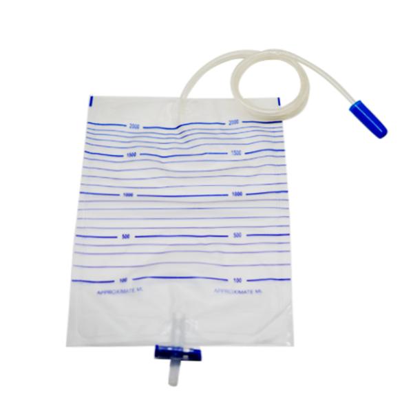 2500ml 3000ml Medical Urine Bag Urinary Catheter Accessories ISO13485