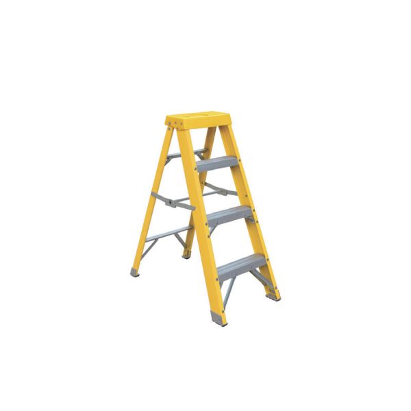 Lightweight Telescopic Ladder: 120kg Load, 3-7 Steps, for Home/Store/Camping