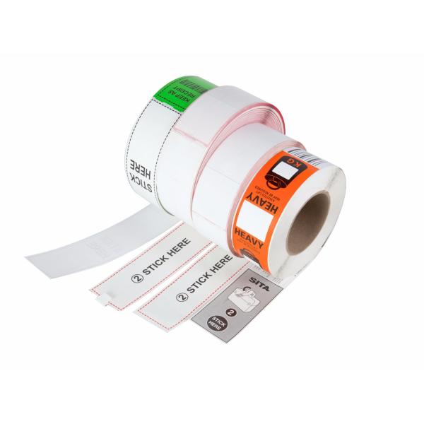 Стикер бирки багажа авиакомпании