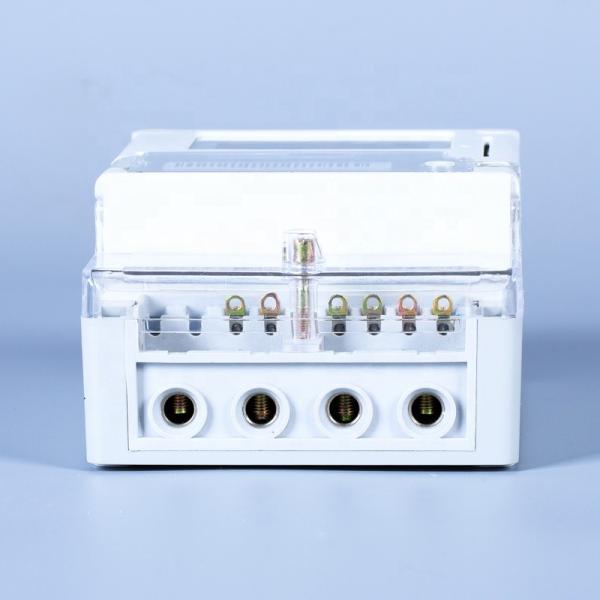 LCD Display Three-Phase Prepaid Electric Meter for 5A Current Usage and Prepaid Management