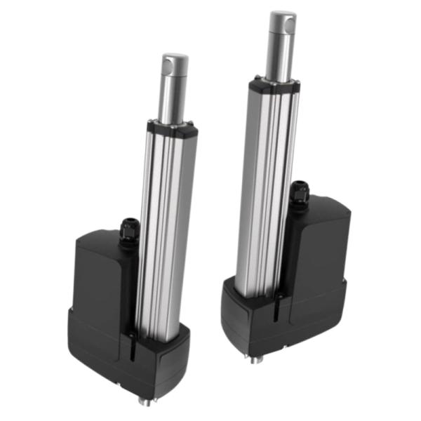 1500lb Heavy-Duty Linear Actuator 24VDC Drive IP69K Rugged Industrial Electric Cylinder