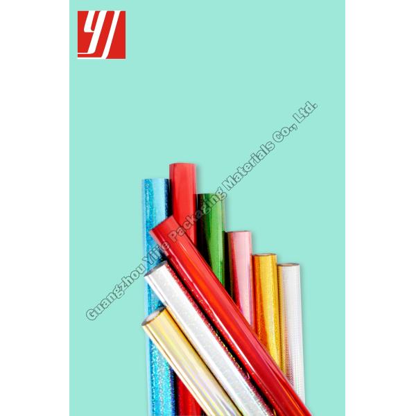 Laser Silver Holographic Hot Stamping Foil Food Plastic Wall Panel