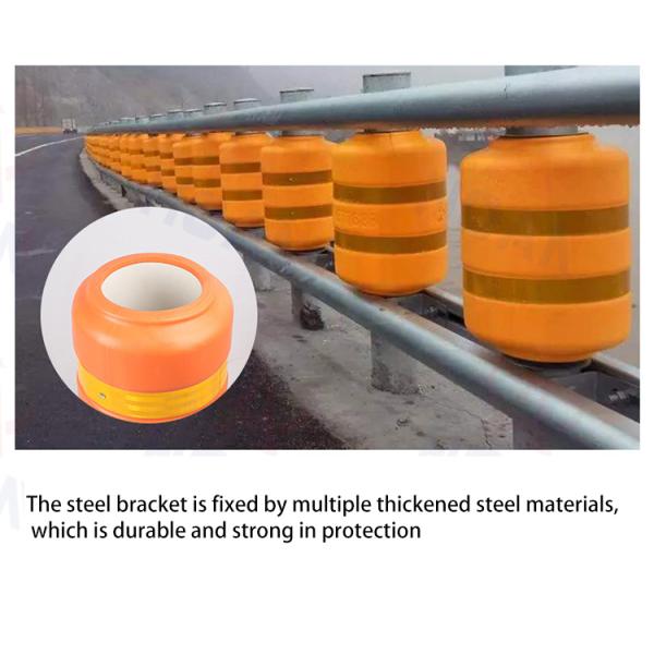 Roadway Traffic Safe Rolling Type Safety Crash Barrier Eva Highway Safety Roller Guardrail