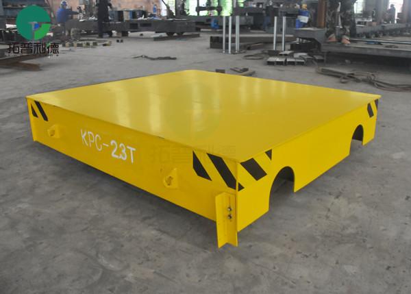 2T Hot Sale Industrial Metal Plate Railway Transfer Electric Trolley