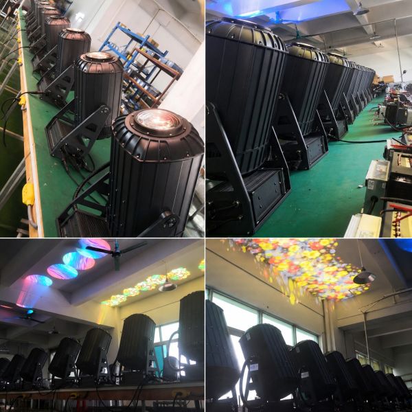 High Power 600W LED Zoom Gobo Projector Outdoor Waterproof Logo Projector Light