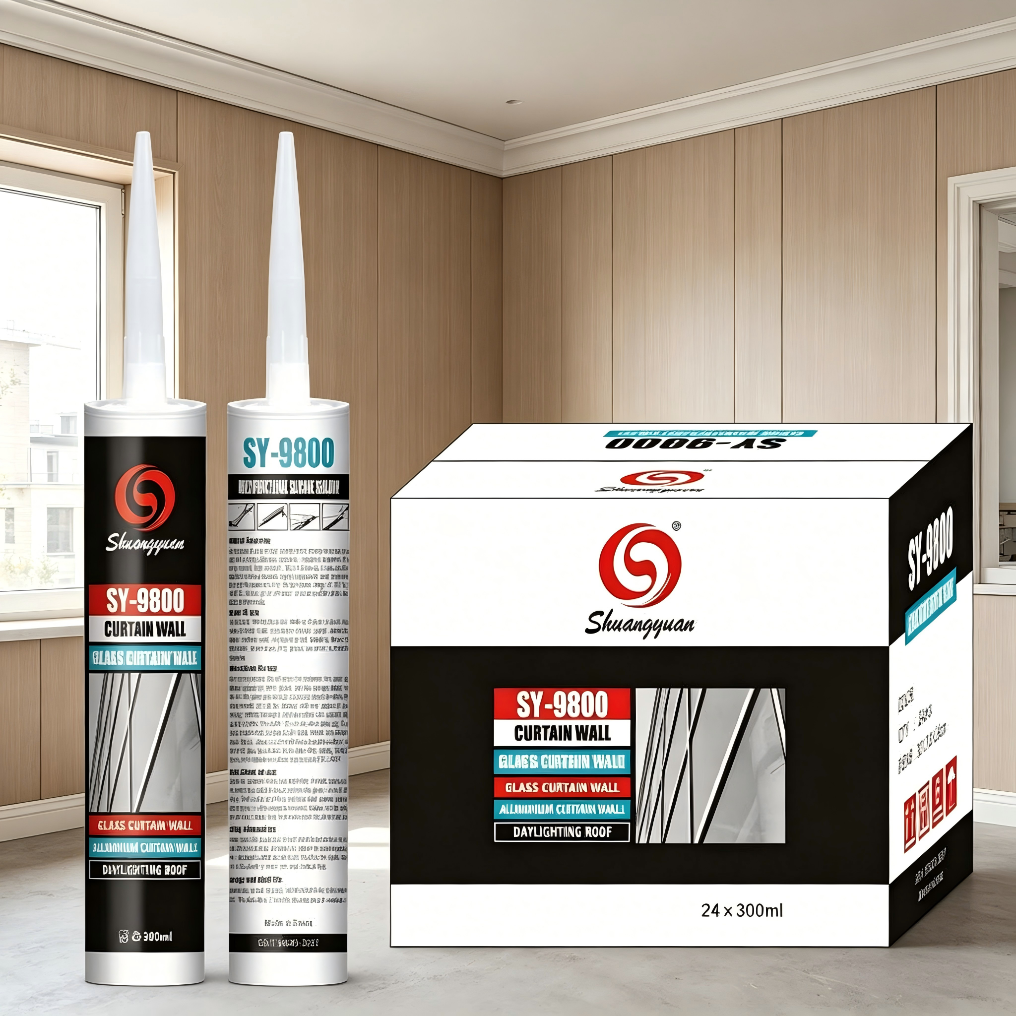 Construction Grade Neutral Silicone Sealant Superior UV Weather Resistance