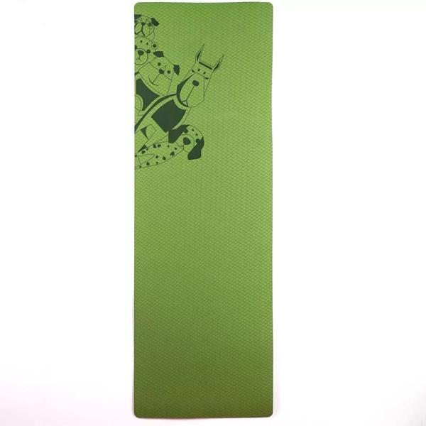 Non-slip TPE Yoga Mats for  Sports Fitness, Exercise, Pilates Mat 6mm