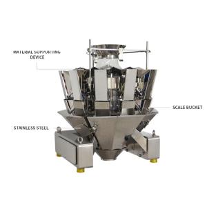 6kw 380V Multihead Weigher Packing Machine , Frozen Food Packaging Machine