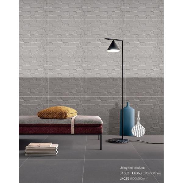 Gray Full Body Porcelain Tiles 30x60cm Indoor Floor AAA Grade