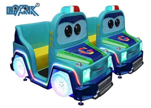Fiber Glass coin Operated Amusement Rides Big G A Police Cartoon Car